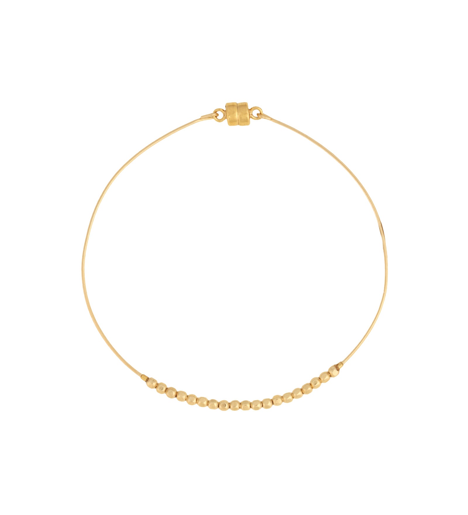 Magnetic Sun Beaded Bracelet 14k Gold Filled