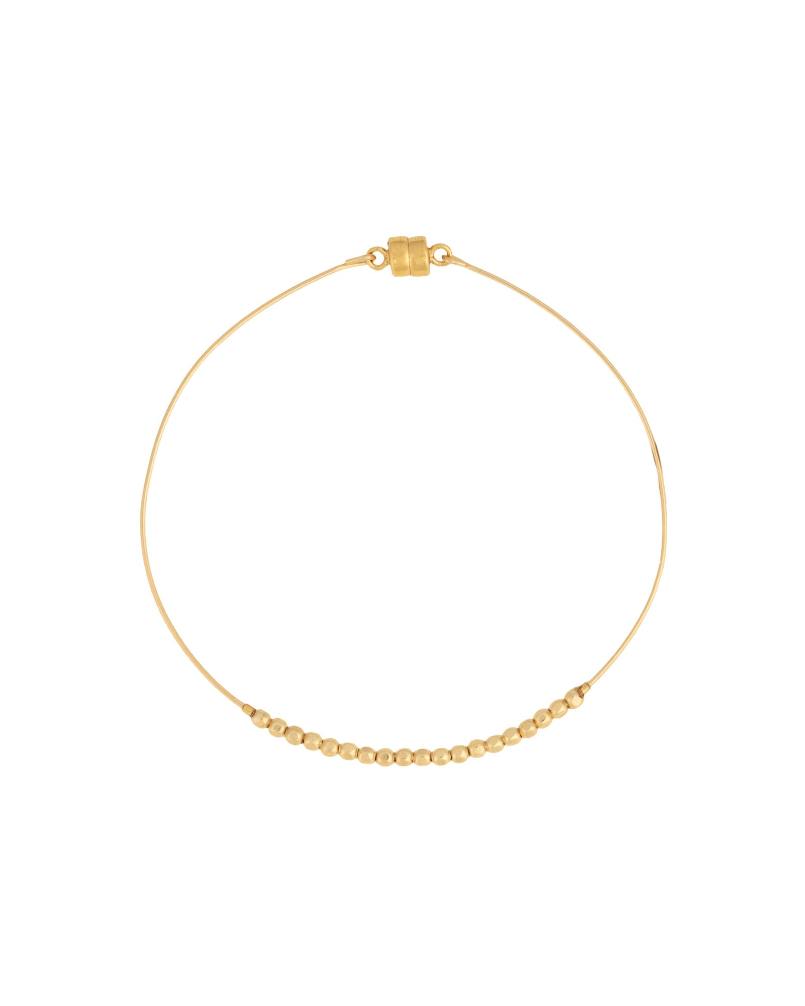 Magnetic Sun Beaded Bracelet 14k Gold Filled