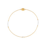 Magnetic Moon Two Tone Bracelet 14k Gold Filled, Sterling Silver