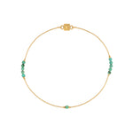 Magnetic Moon Turquoise Bracelet 14k Gold Filled, Turquoise