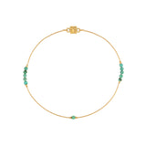 Magnetic Moon Turquoise Bracelet 14k Gold Filled, Turquoise