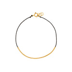 Wish Bracelet 14k Gold Filled, Black