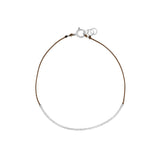 Wish Bracelet Sterling Silver, Beige