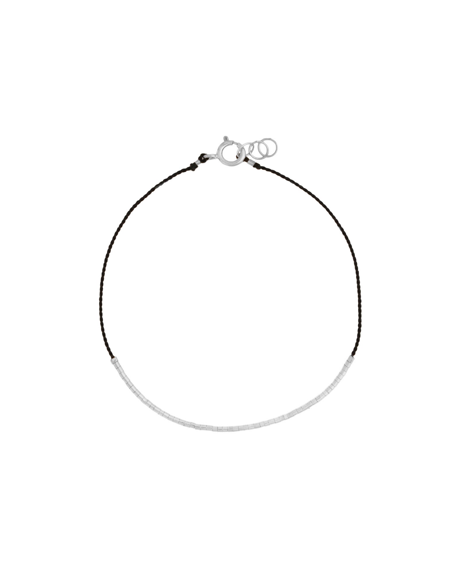 Wish Bracelet Sterling Silver, Black