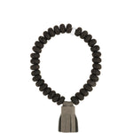 Rondelle Lava  Bracelet Lava Rock