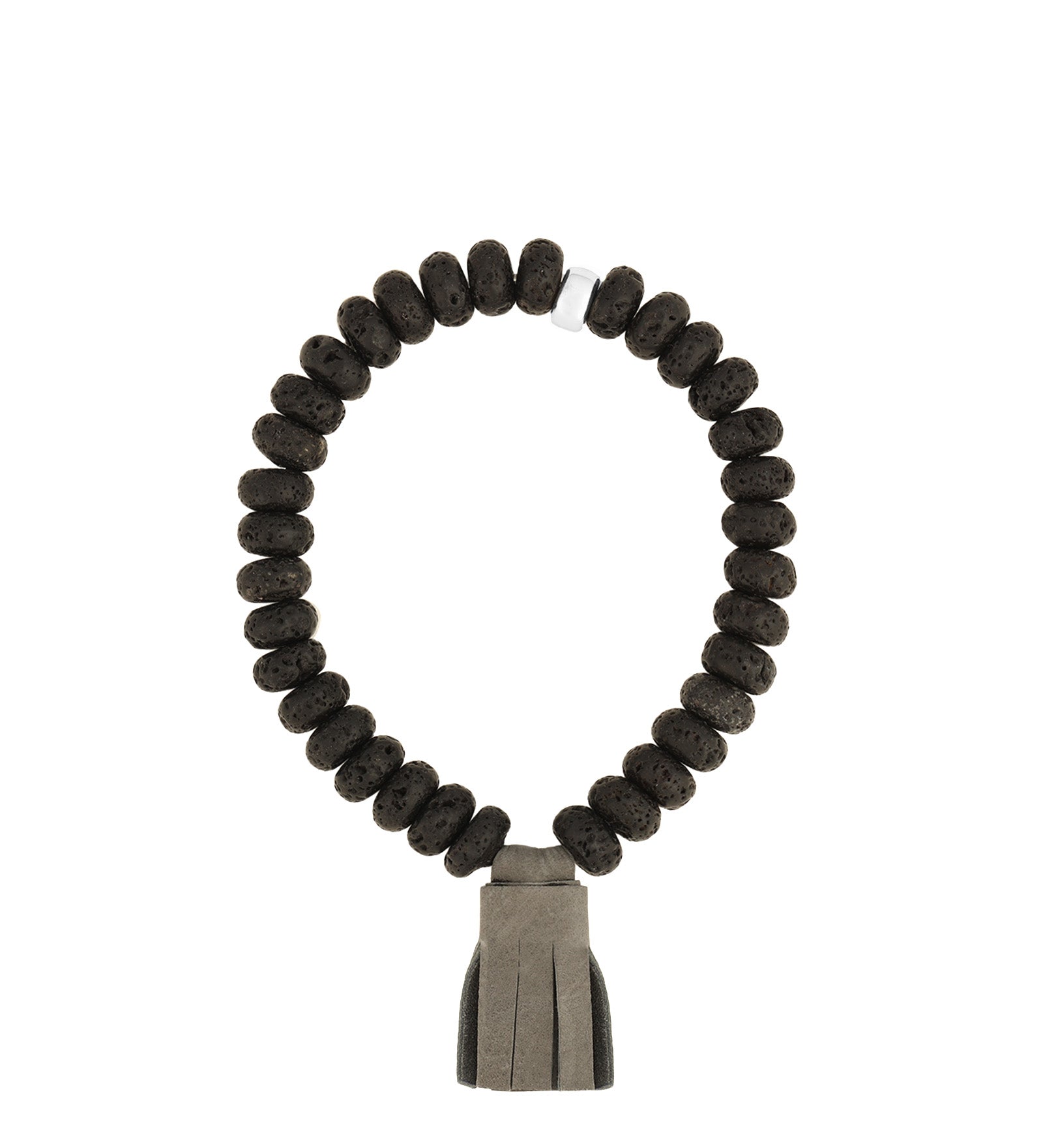 Rondelle Lava  Bracelet Lava Rock