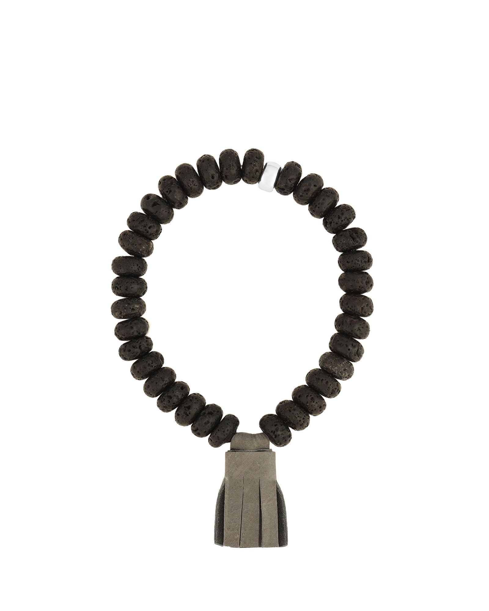 Rondelle Lava  Bracelet Lava Rock