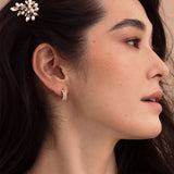 Olive & Piper-Marissa Huggies-Earrings-Blue Ruby Jewellery-Vancouver Canada