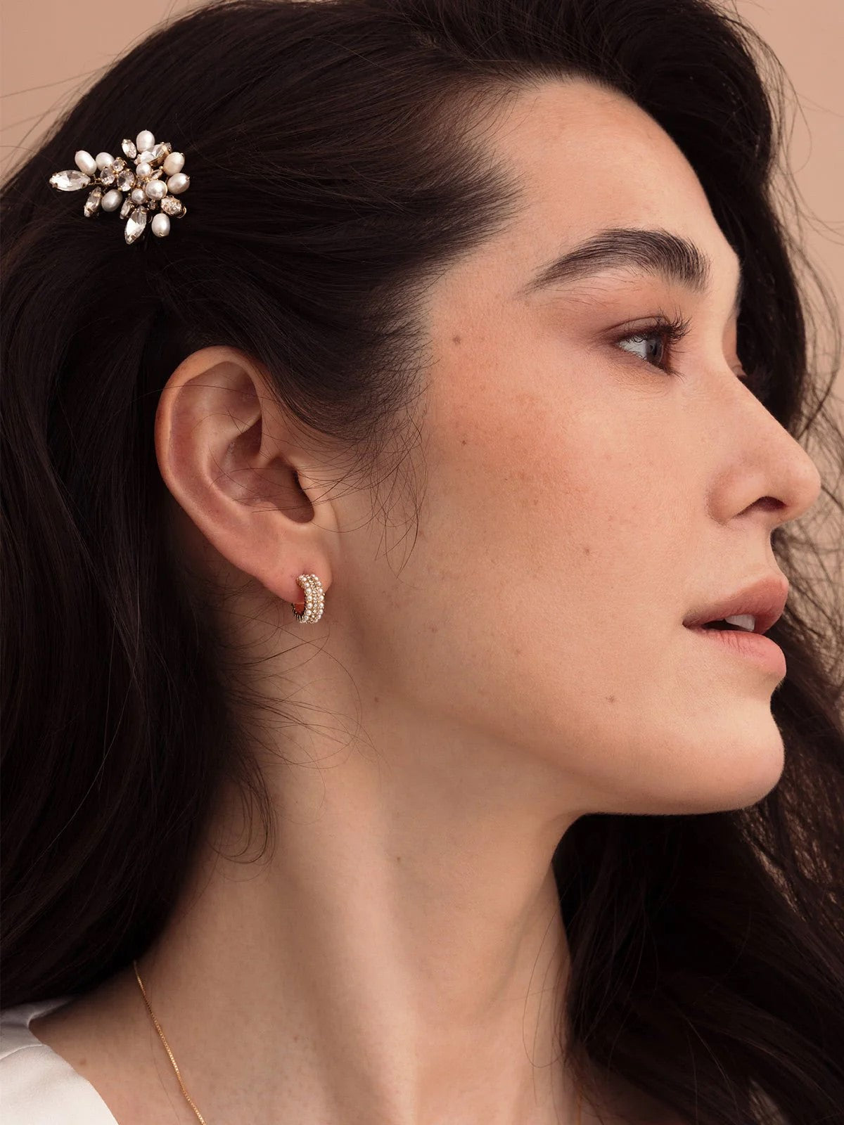 Olive & Piper-Marissa Huggies-Earrings-Blue Ruby Jewellery-Vancouver Canada