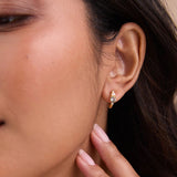 Olive & Piper-Oliver Hoops-Earrings-Blue Ruby Jewellery-Vancouver Canada