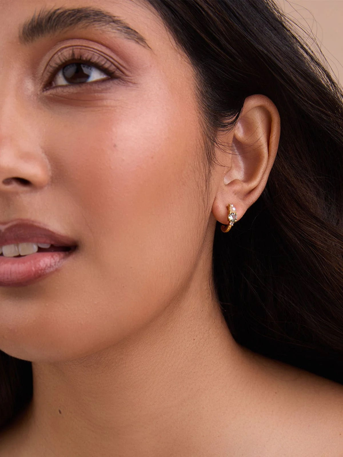 Olive & Piper-Oliver Hoops-Earrings-Blue Ruby Jewellery-Vancouver Canada