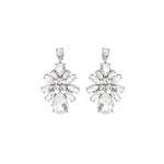 Olive & Piper-Sezane Drops-Earrings-Silver Plated, Crystal-Blue Ruby Jewellery-Vancouver Canada