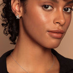 Olive & Piper-Napa Necklace-Necklaces-Silver-Tone, Crystal-Blue Ruby Jewellery-Vancouver Canada