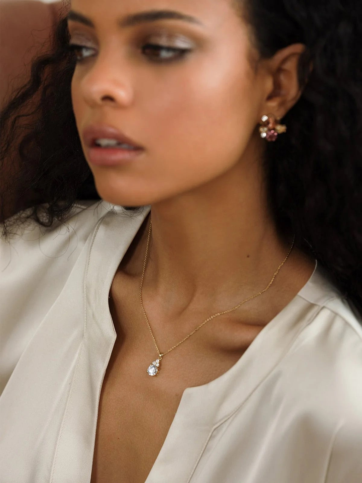 Olive & Piper-Chloe Necklace-Necklaces-Blue Ruby Jewellery-Vancouver Canada