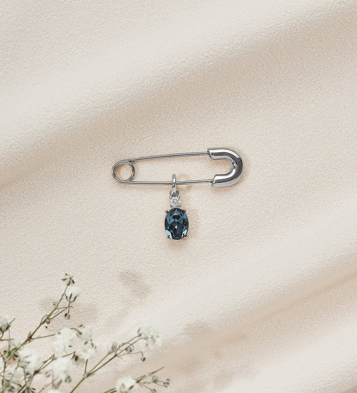 Olive & Piper-Something Blue Pin - Ocean-Accessories-Blue Ruby Jewellery-Vancouver Canada