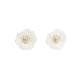 Olive & Piper-Fiore Studs-Earrings-14K Gold Plated, Glass Crystals-Blue Ruby Jewellery-Vancouver Canada