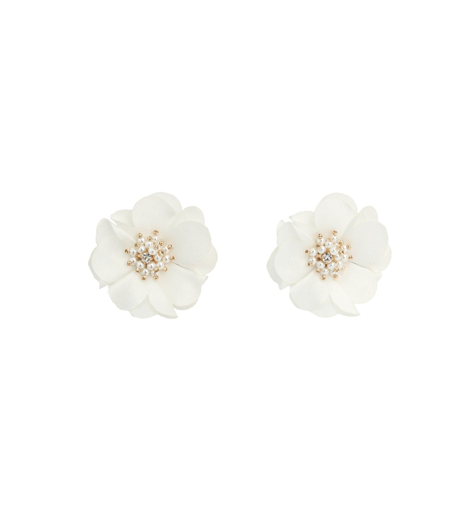 Olive & Piper-Fiore Studs-Earrings-14K Gold Plated, Glass Crystals-Blue Ruby Jewellery-Vancouver Canada