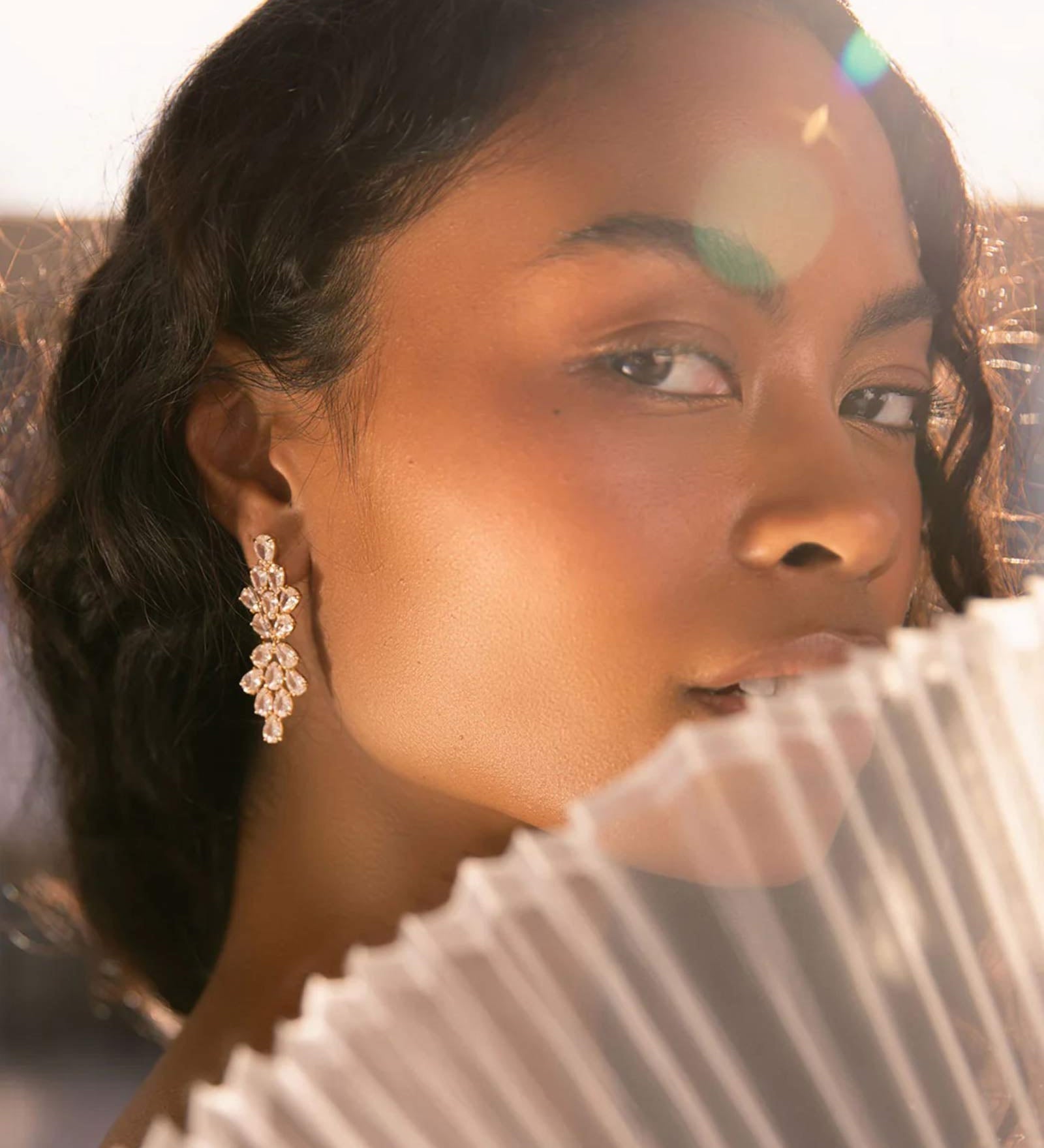 Daria Drops 14K Gold Plated, Cubic Zirconia