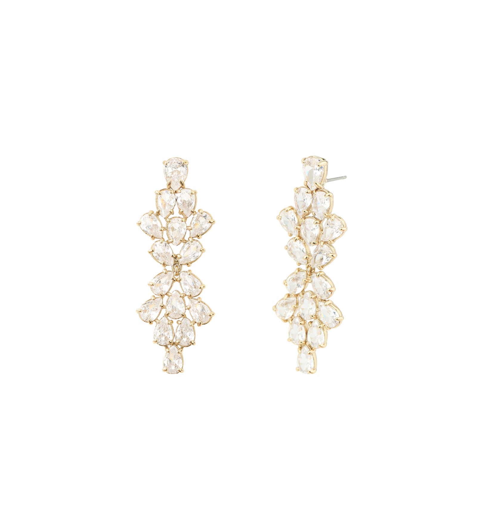 Daria Drops 14K Gold Plated, Cubic Zirconia