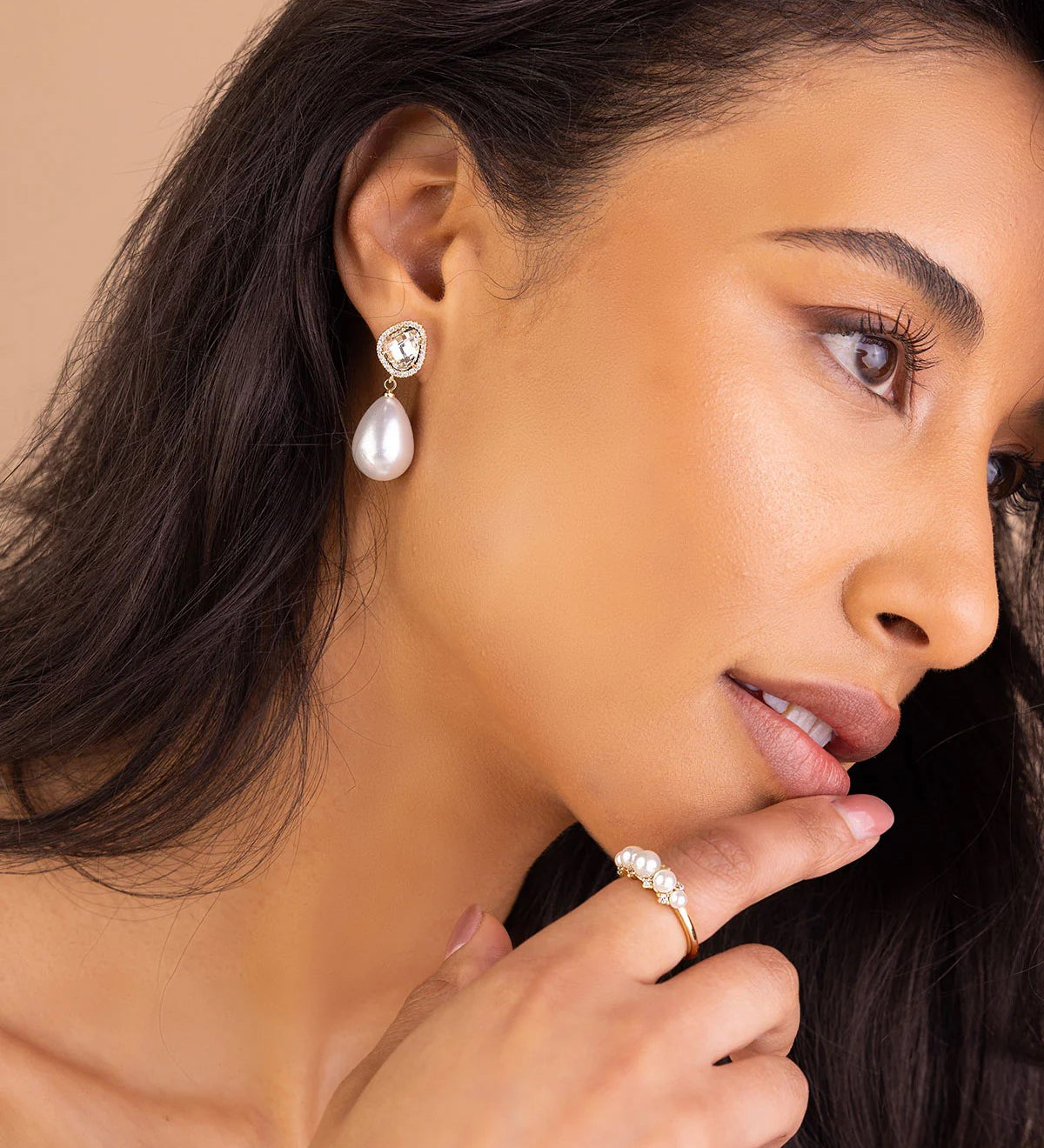 Olive & Piper-Elysia Drops-Earrings-Blue Ruby Jewellery-Vancouver Canada