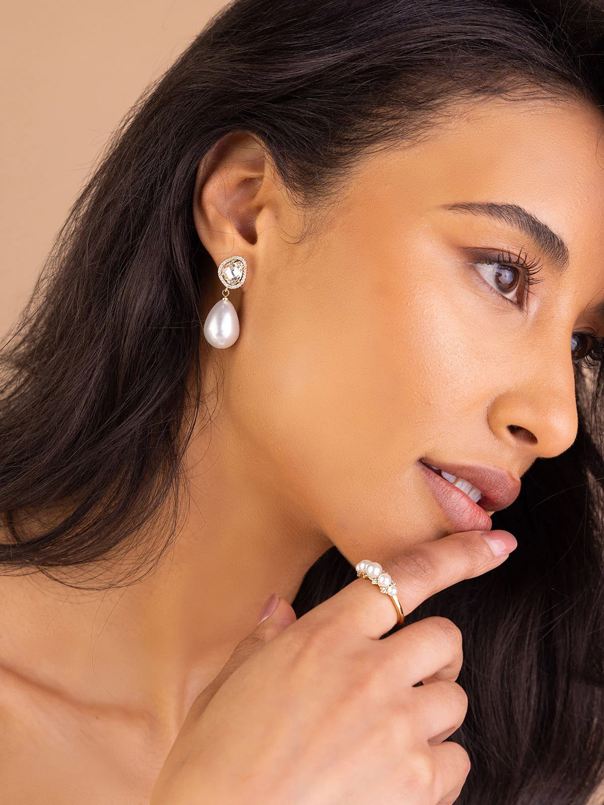 Olive & Piper-Elysia Drops-Earrings-Blue Ruby Jewellery-Vancouver Canada