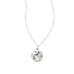 Arden Pendant Necklace Silver Tone Plated