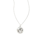 Arden Pendant Necklace Silver Tone Plated