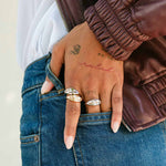 Iona Ring Silver Tone Plated / 5