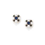 Regina Studs 14k Gold Plated, Multicolour
