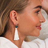 Jane Convertible Drops 14k Gold Plated, Jet