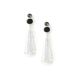 Jane Convertible Drops 14k Gold Plated, Jet