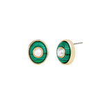 Olive & Piper-Noor Studs-Earrings-Blue Ruby Jewellery-Vancouver Canada