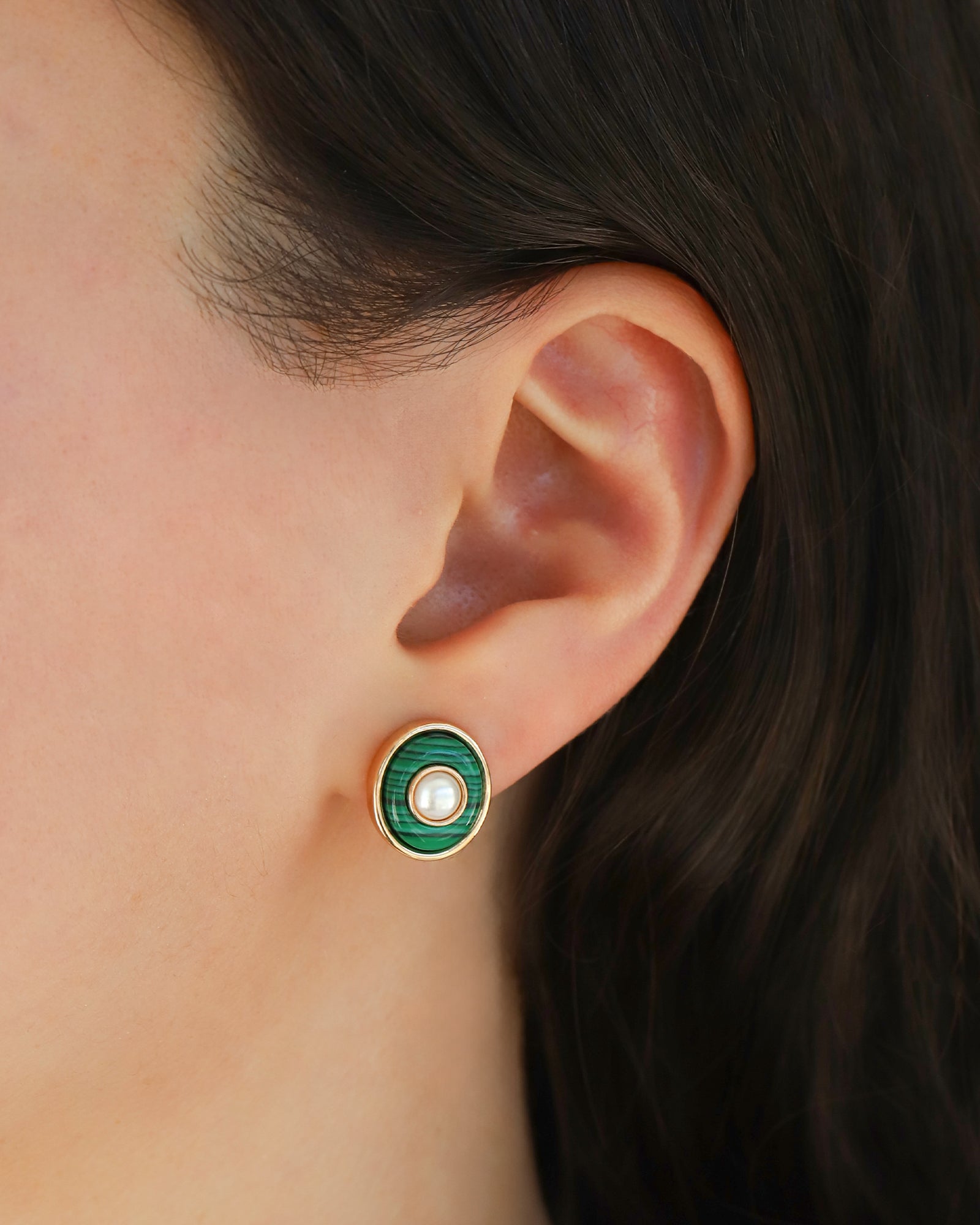 Olive & Piper-Noor Studs-Earrings-Blue Ruby Jewellery-Vancouver Canada