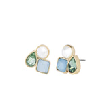 Olive & Piper-Clemence Studs-Earrings-Blue Ruby Jewellery-Vancouver Canada