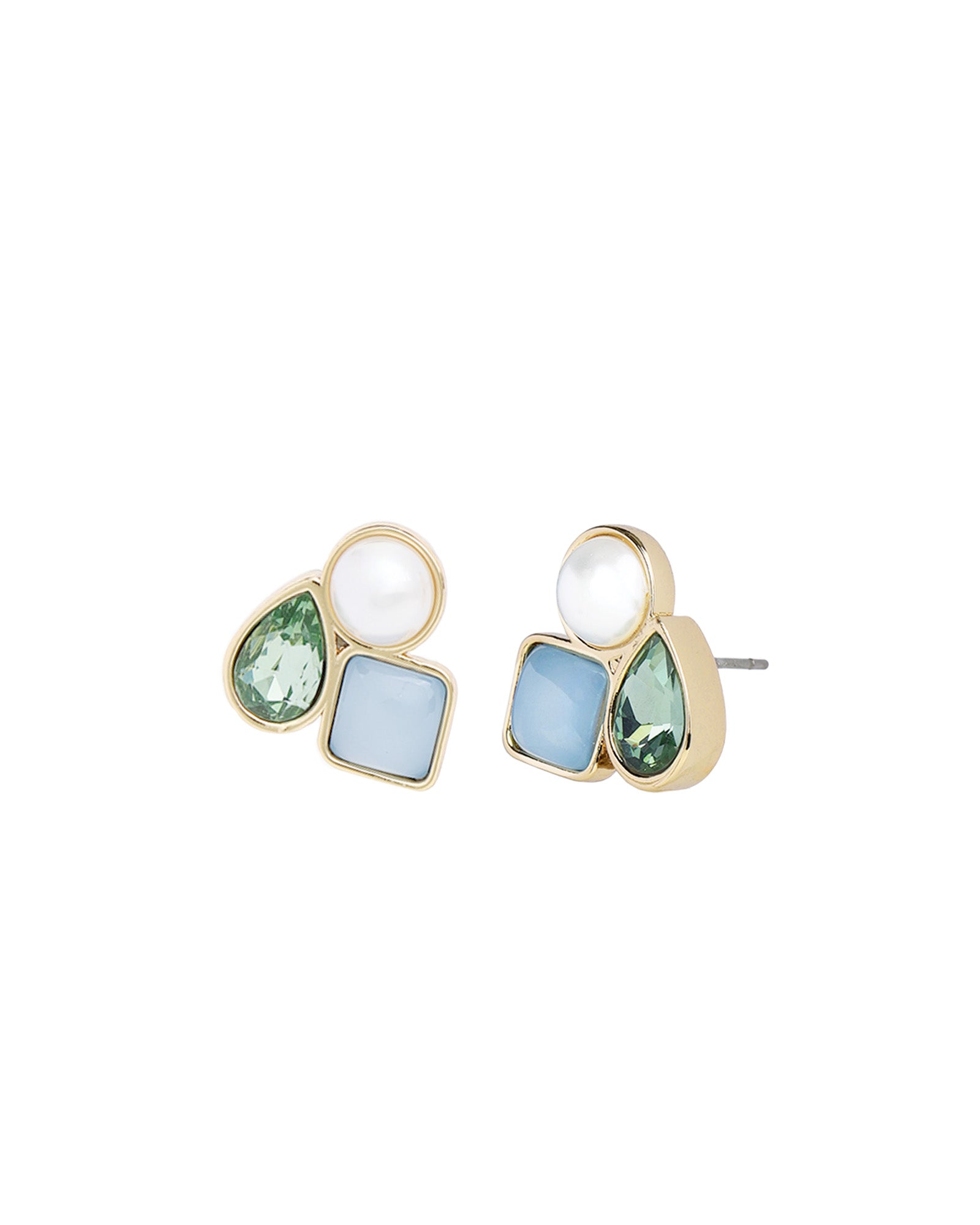 Olive & Piper-Clemence Studs-Earrings-Blue Ruby Jewellery-Vancouver Canada