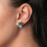 Olive & Piper-Clemence Studs-Earrings-Blue Ruby Jewellery-Vancouver Canada