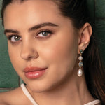 Olive & Piper-Vivi Drop Earrings-Earrings-Blue Ruby Jewellery-Vancouver Canada