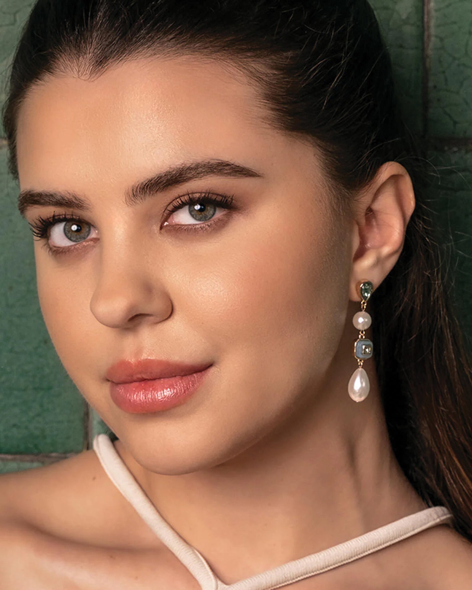 Olive & Piper-Vivi Drop Earrings-Earrings-Blue Ruby Jewellery-Vancouver Canada