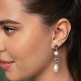 Olive & Piper-Vivi Drop Earrings-Earrings-Blue Ruby Jewellery-Vancouver Canada