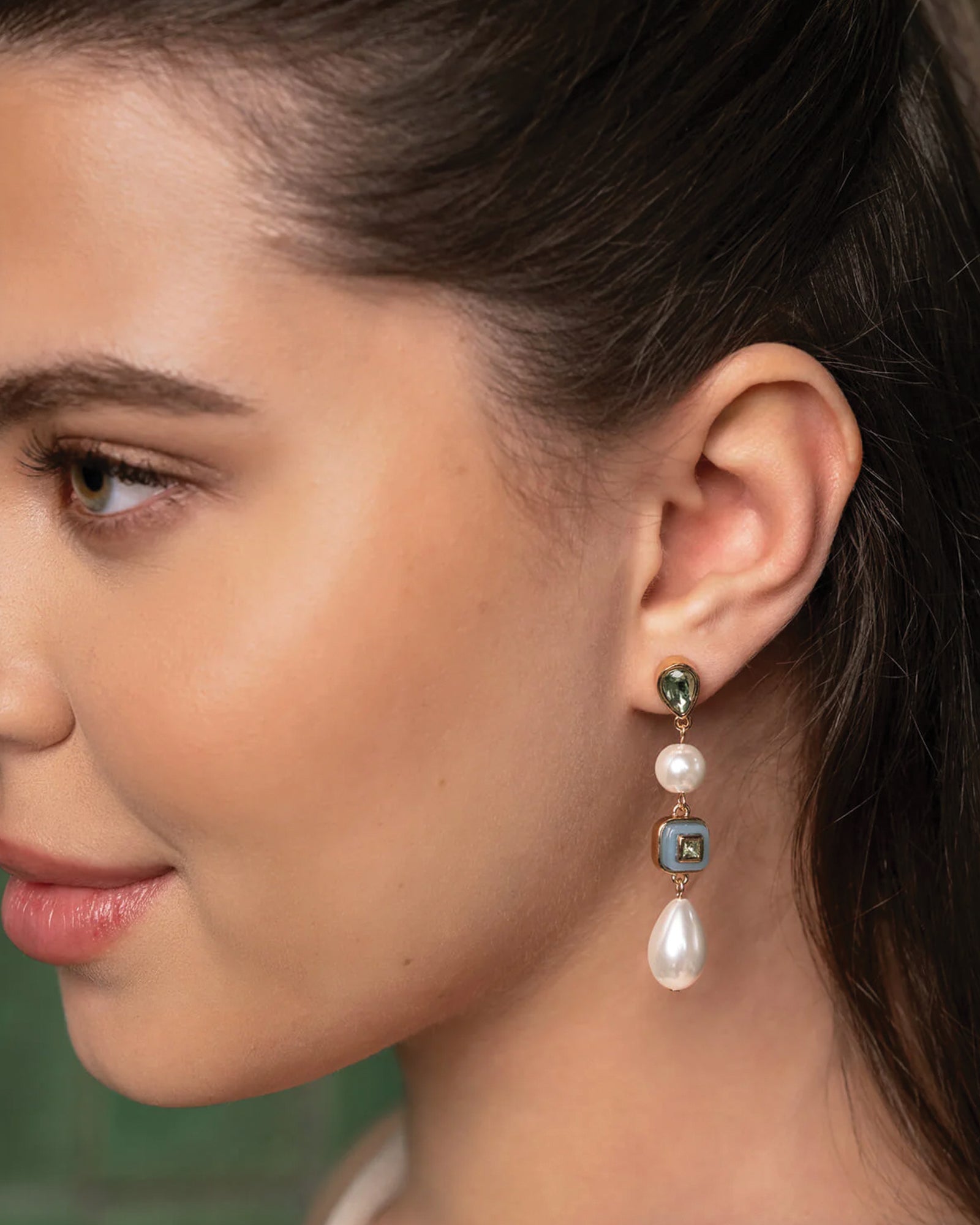 Olive & Piper-Vivi Drop Earrings-Earrings-Blue Ruby Jewellery-Vancouver Canada