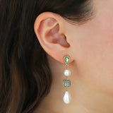 Olive & Piper-Vivi Drop Earrings-Earrings-Blue Ruby Jewellery-Vancouver Canada