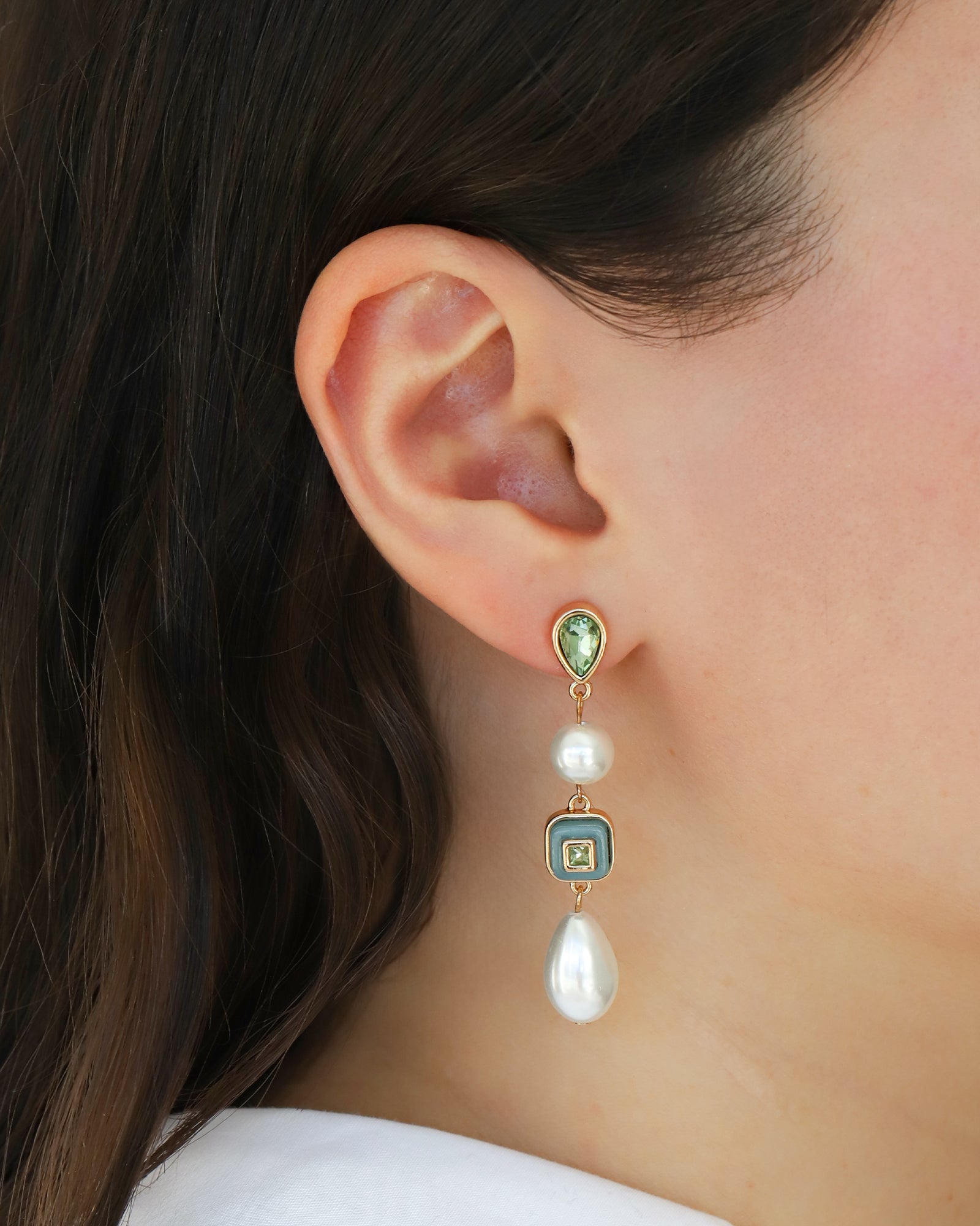 Olive & Piper-Vivi Drop Earrings-Earrings-Blue Ruby Jewellery-Vancouver Canada