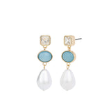 Olive & Piper-Iris Drop Earrings-Earrings-Blue Ruby Jewellery-Vancouver Canada