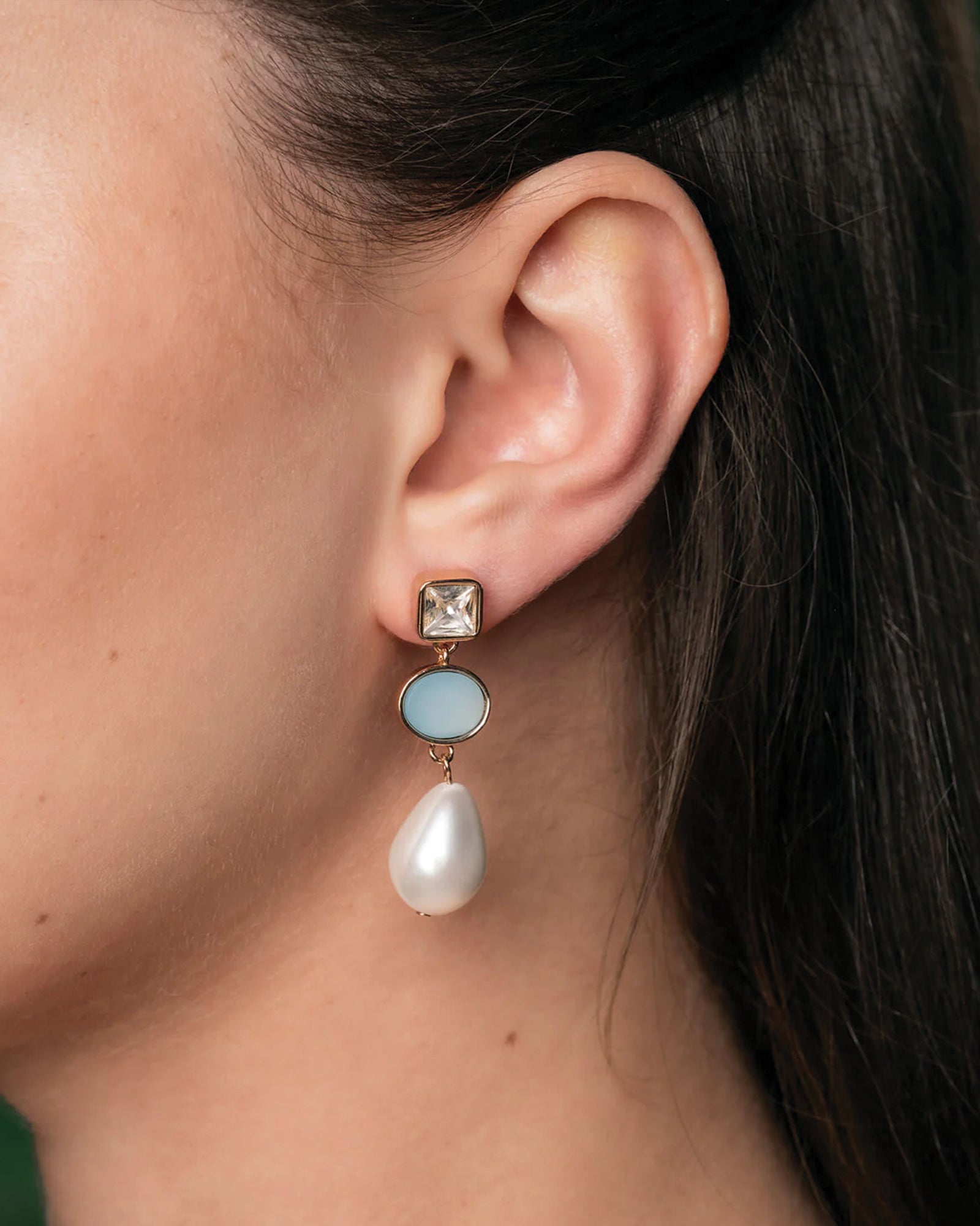 Olive & Piper-Iris Drop Earrings-Earrings-Blue Ruby Jewellery-Vancouver Canada