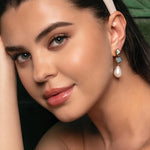 Olive & Piper-Iris Drop Earrings-Earrings-Blue Ruby Jewellery-Vancouver Canada