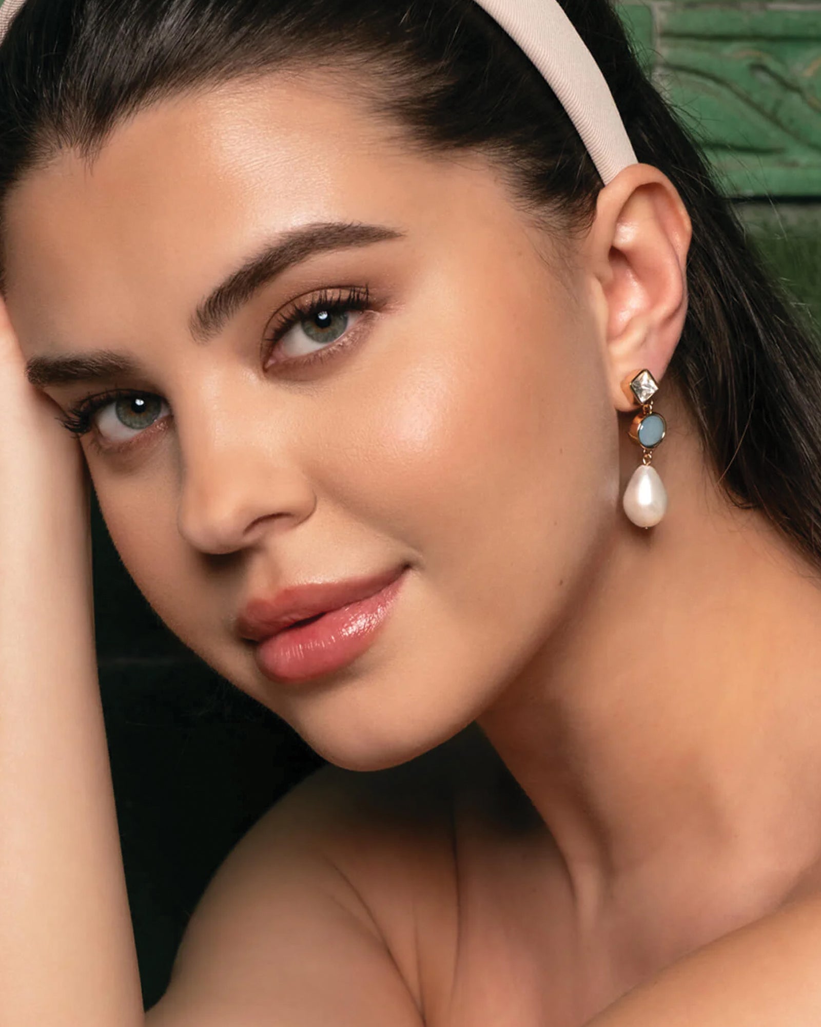 Olive & Piper-Iris Drop Earrings-Earrings-Blue Ruby Jewellery-Vancouver Canada