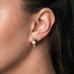 Olive & Piper-Clove Huggies-Earrings-Blue Ruby Jewellery-Vancouver Canada