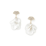 Corina Drops 14k Gold Plated, Cubic Zirconia