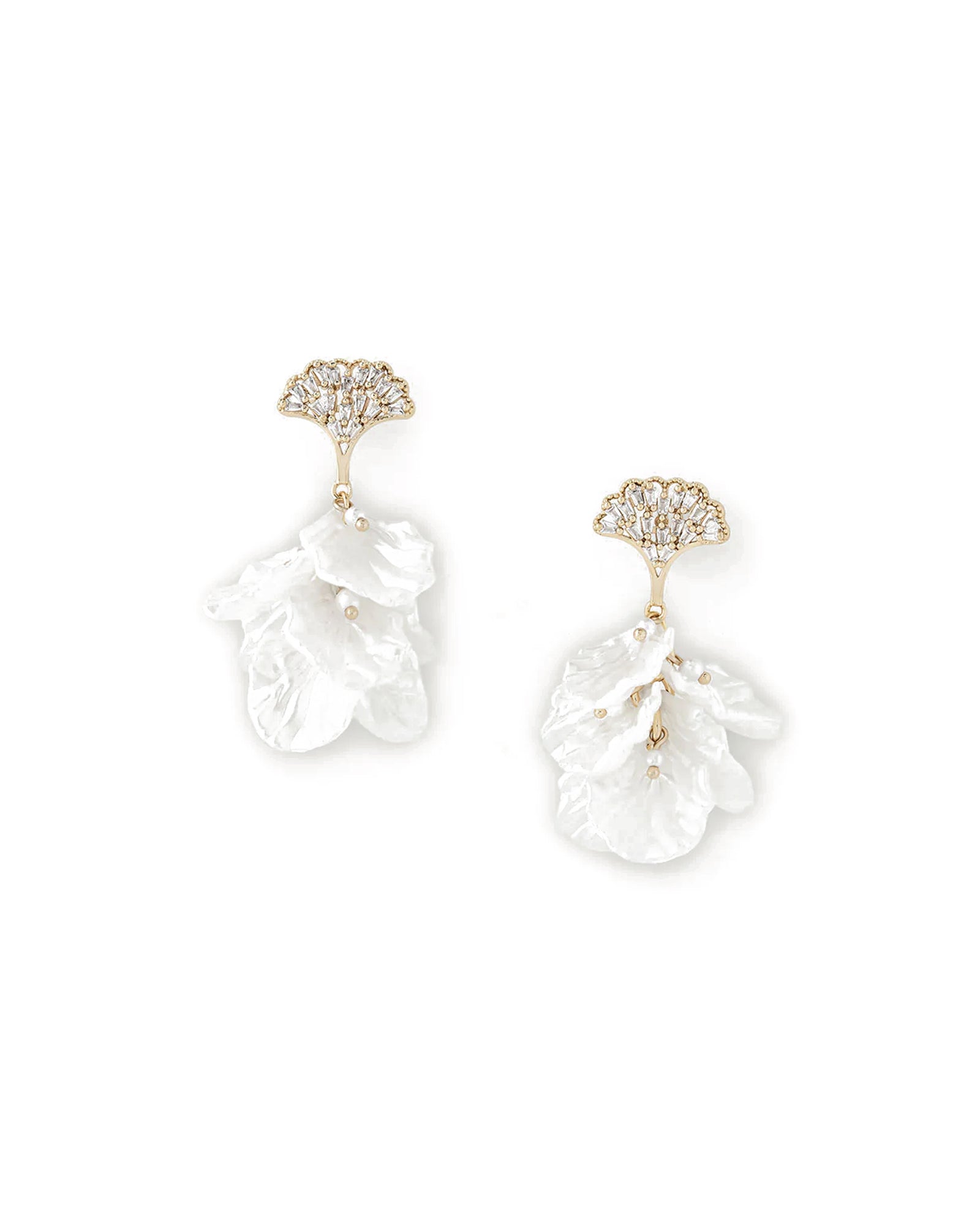 Corina Drops 14k Gold Plated, Cubic Zirconia