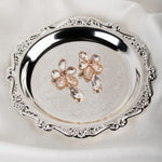 Clarisse Drops 14k Gold Plated, Cubic Zirconia, Crystals